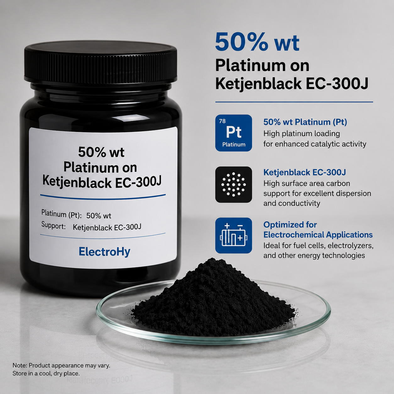 50% wt Platinum on Ketjenblack EC-300J