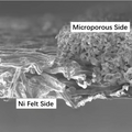 Nickel Fiber Felt with Microporous Layer, 0.4mm