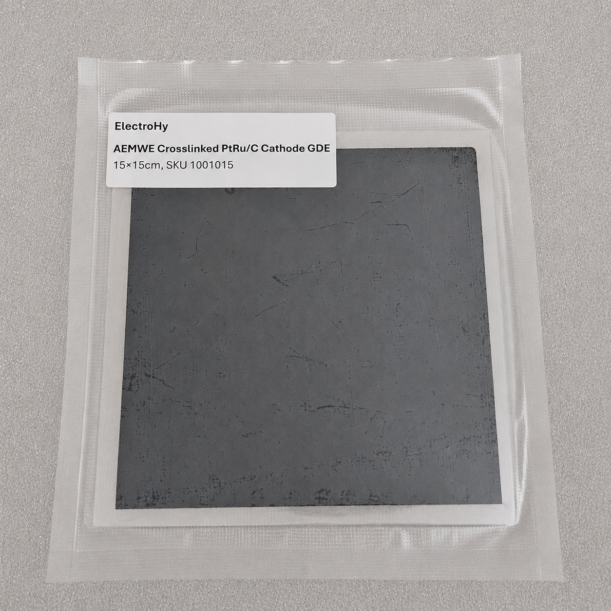 AEMWE Crosslinked PtRu/C Cathode GDE