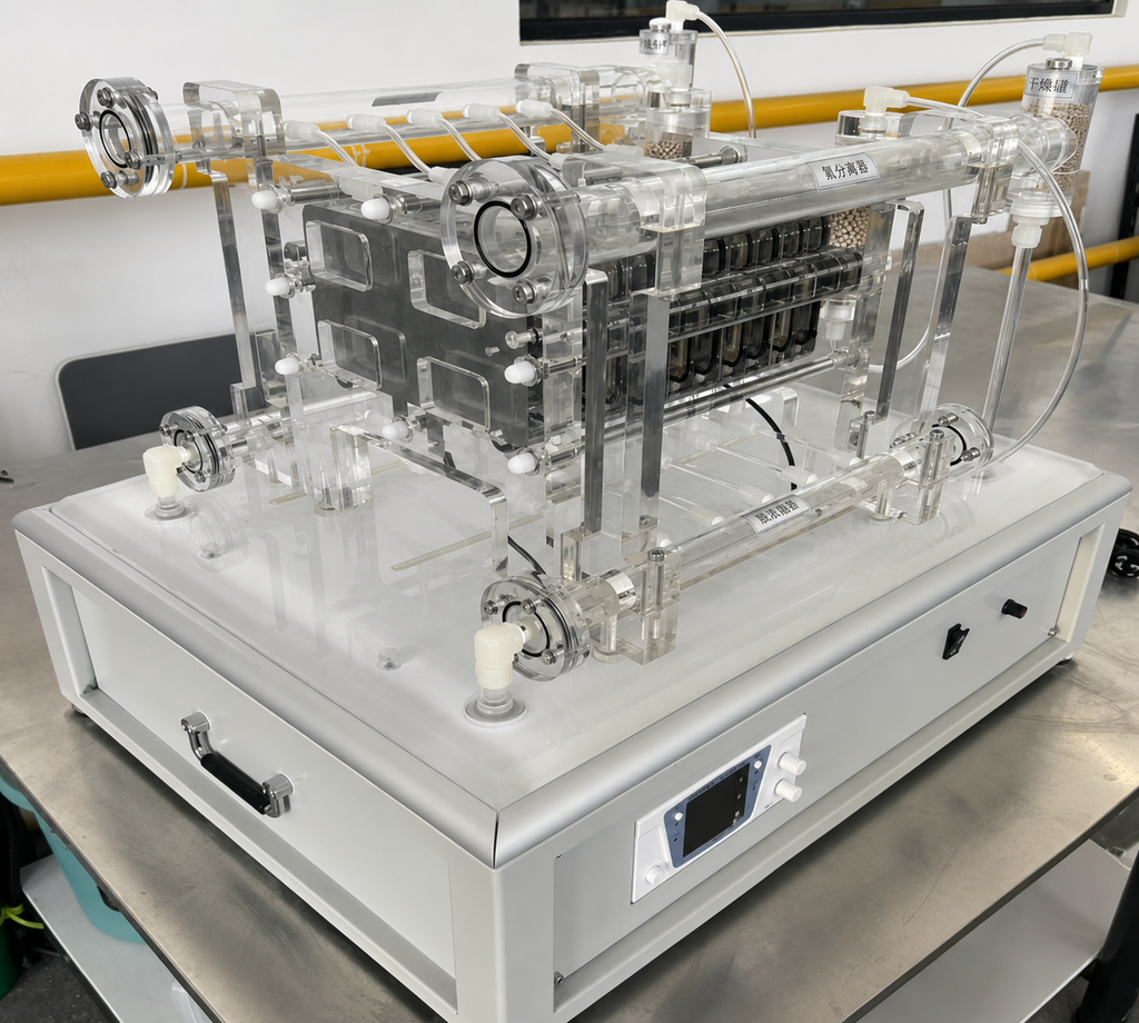 Transparent Alkaline Water Electrolysis System