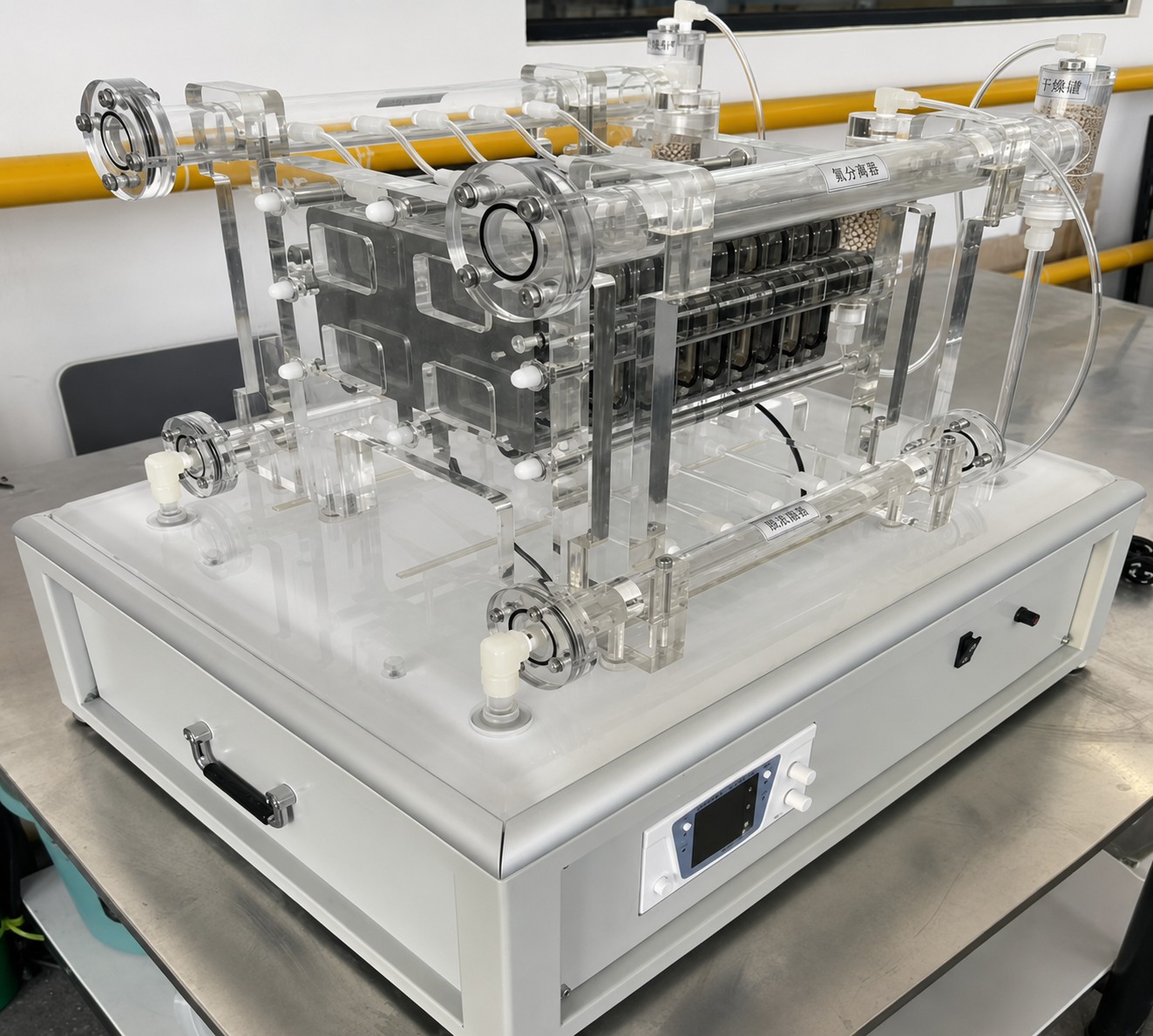 Transparent Alkaline Water Electrolysis System