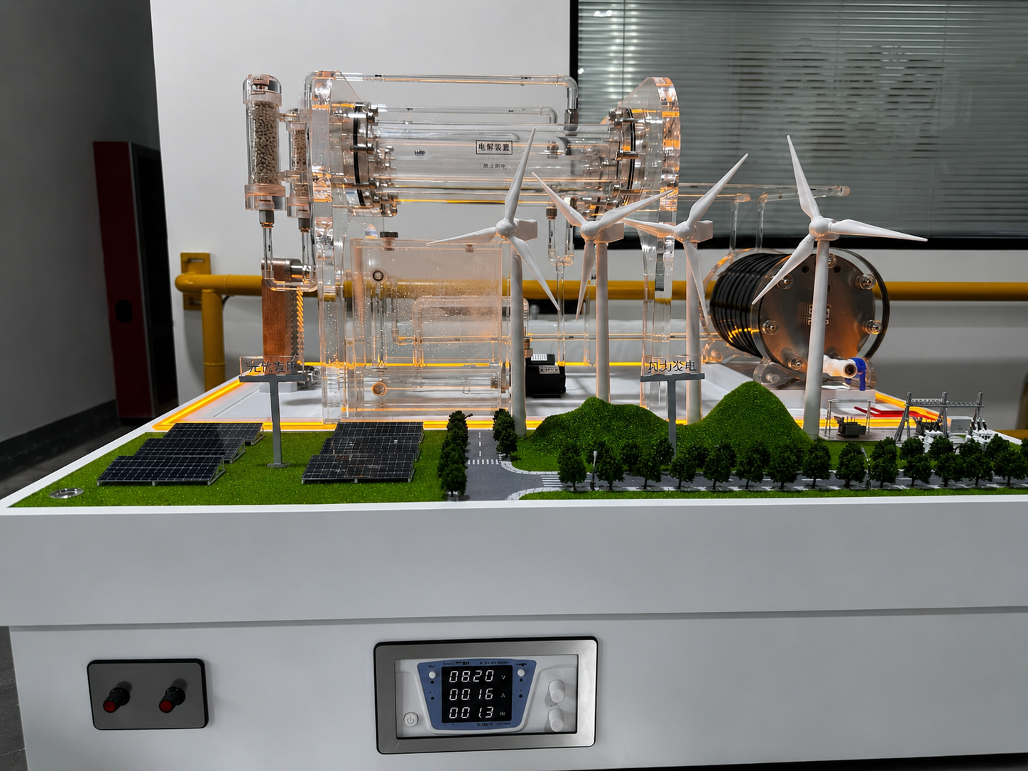 Transparent Alkaline Water Electrolysis System