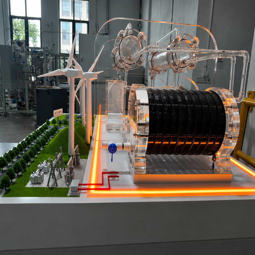Transparent Alkaline Water Electrolysis System